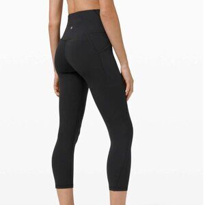 Lululemon Align High Rise Crop with Pockets 23" Black